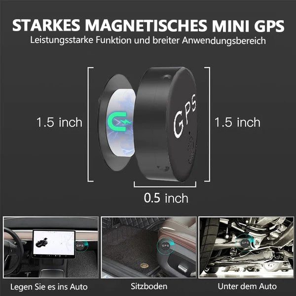 ZAFAER™ EasyFind Mini Magnetic GPS Tracker-🔥Keine Folgekosten
