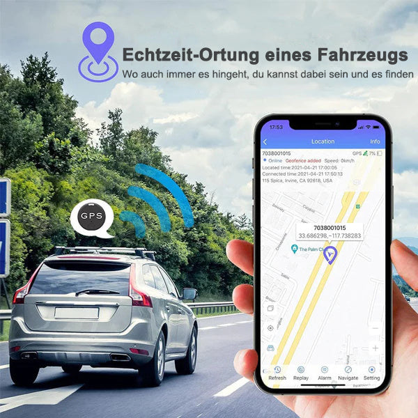 ZAFAER™ EasyFind Mini Magnetic GPS Tracker-🔥Keine Folgekosten