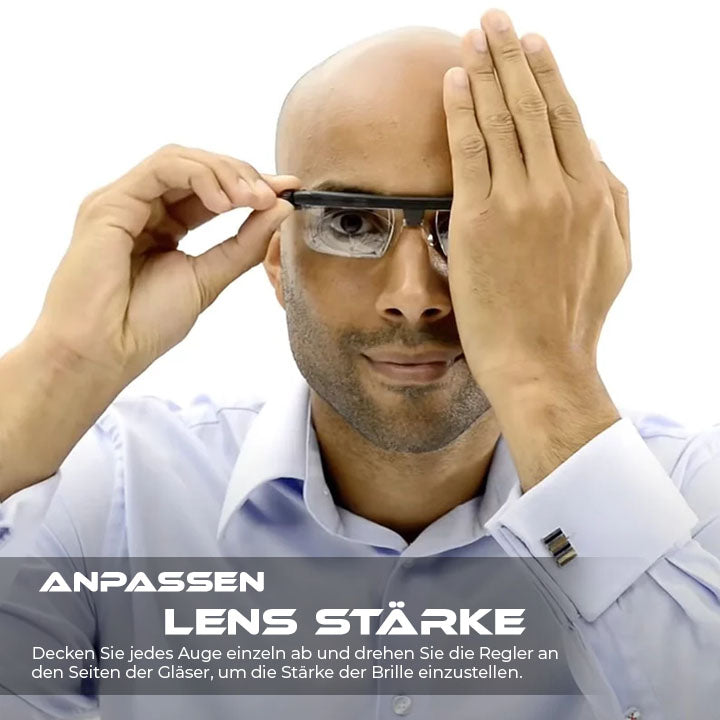 AFAER™ VisionShift CustomFocus Präzisionslesebrille mit einstellbarem Fokus